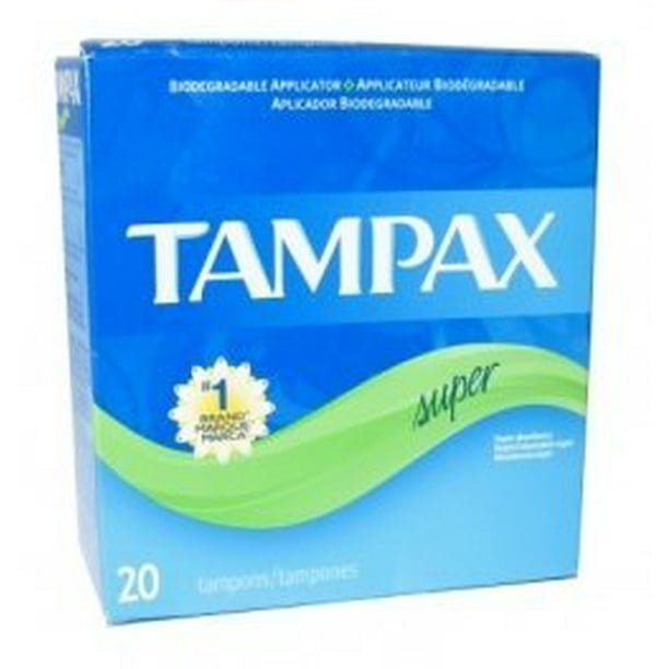Tampax Tampons with Flushable Cardboard Applicator Super 20 ct