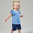 thumbnail image 3 of Gerber Baby and Toddler Girl Pull-On Bike Shorts, 2 Pack, Sizes 12 Months - 5T, 3 of 8