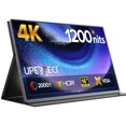 thumbnail image 1 of Monitor portátil UPERFECT 4K 16"" | Monitor para portátil de 1200 nits | 3840 * 2400 UHD | 1MS FreeSync 2000:1 Contraste | USB-C y HDMI | VESA y estuche inteligente | Pantalla de viaje para computador, 1 of 5