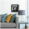 thumbnail image 4 of Las Vegas Raiders 12'' x 12'' 3D Logo Wall Art, 4 of 4