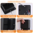 thumbnail image 3 of KIROGILY 4 Pcs Lampara de Pared Exterior, 12 W Lamparas de Pared Interior de Casas, Arbotantes de Pared, Iluminacion Hogar Muro, Impermeable IP65, &Aacute;ngulo de Haz Ajustable Hacia Arriba Y Hac, 3 of 7