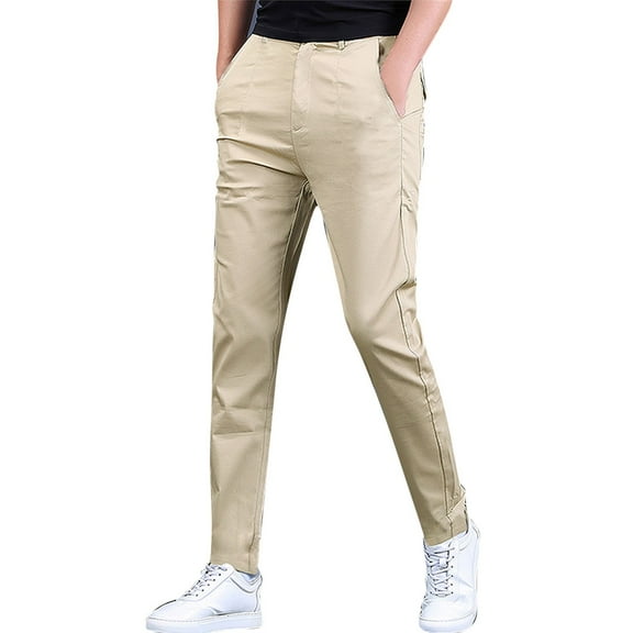 Futezty Men Athletic Fit Chino Pants with Pocket