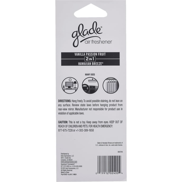 Glade PlugIns Passion Fruit/Hawaiian Breeze Scented Oil Air Freshener  Refill (2-Count) - Gillman Home Center