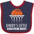 thumbnail image 3 of Inktastic Daddys Little Basketball Buddy Boys Boys Baby Bib, 3 of 4