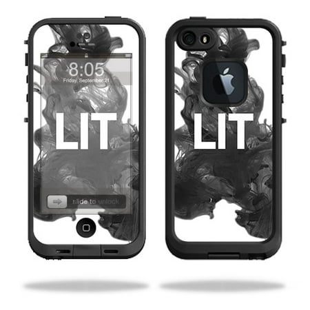 Skin For LifeProof iPhone 5 / 5S Fre Case – Lit | MightySkins Protective, Durable, and Unique Vinyl Decal wrap cover | Easy To Apply, Remove, and Change Styles | Made in the
