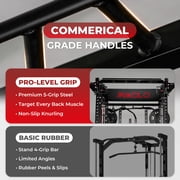 Mikolo Smith Machine Home Gym, All-in-One Power Rack with Smith Cage and Functional Trainer, Squat Rack with 2:1 Dual Pulley Cable System and Extended Forward Reach, Vertical Leg Press