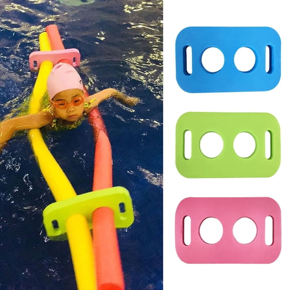 Swimming Noodle Floating Connector Colorful Floating Stick Joint 10.7" EVA Swim Pool Noodles Accessories for Summer Outdoor Beginners Swimming Training Pool Beach Water Game