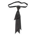 thumbnail image 1 of Cravate pour Hommes Pré-Nouée, Cravate Fine Pré-Nouée pour Femmes, Nœud Papillon Ajustable, Cravate Pré-Nouée, Cravate pour Robe Formelle Smoking Spectacle Filles Garçons Gris Coin Concave, 1 of 8