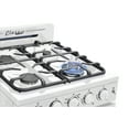 thumbnail image 4 of Unique Classic Retro 24" 2.9 Cu/Ft Freestanding Gas Range with Convection Oven and Sealed Burners, 4 of 11