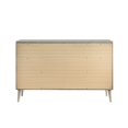 thumbnail image 3 of Benjara 6 Drawer Contemporary Dresser with Bar Handles and Splayed Legs, Silver, 3 of 4