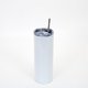 thumbnail image 1 of Vaso de café recto de acero inoxidable de 30 onzas con tapa y pajita de metal para máquina de prensa de vaso, transferencia de calor, 1 paquete, 1 of 5