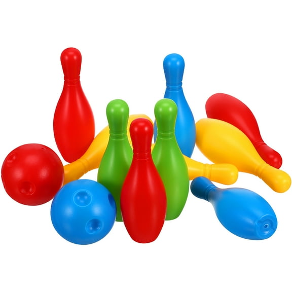 HOMEMAXS Kid Bowling Ball Toy Durable Bowling Set Toddler Boy 11.00X4.00X4.00CM