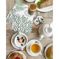 thumbnail image 4 of Sage Green Coastal Turtle Kitchen Dish Towels for Drying Dishes Set of 2, Ocean Coral Nautical Waffle Weave Microfiber Hand Tea Bathroom Towels Quick Dry & Absorbent Towel 15.7x23.6, 4 of 7