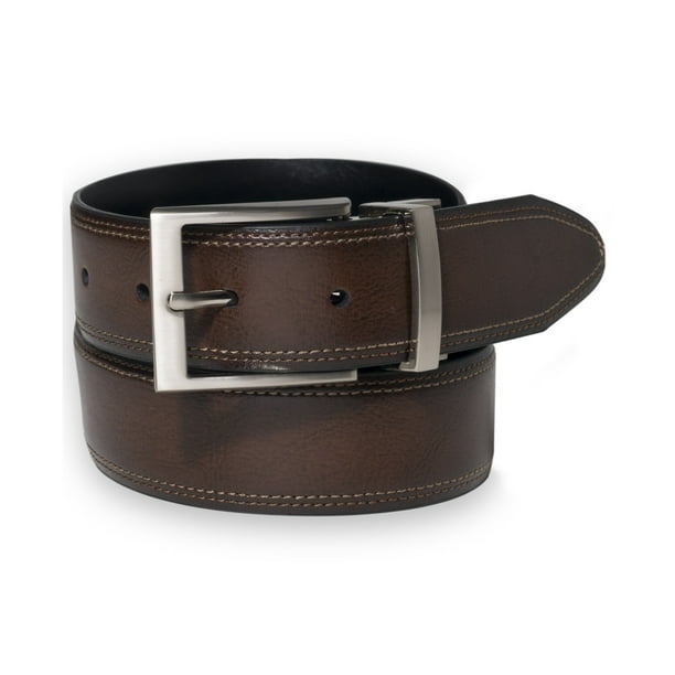 Club Room Mens Reversible Belt, Brown, 40