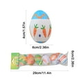 thumbnail image 2 of 6 PCS 2 INCH Easter Egg Pendant Colorful Easter Eggs Colorful Foam Easter Egg Hanging Decorations With Exquisite Patterns Easter Decoration, Egg Hunts, Basket Fillers, Easter Gift, 2 of 2