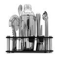 thumbnail image 1 of Amdohai 14pcs Bar Cocktail Set Boston Shaker Drink Making Kit Stainless Mixer Making Gift, 1 of 7
