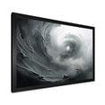 thumbnail image 5 of Designart "Spiraling Turbulent Turn In Grey" Abstract Spirals Picture Framed Wall Decor, 5 of 5