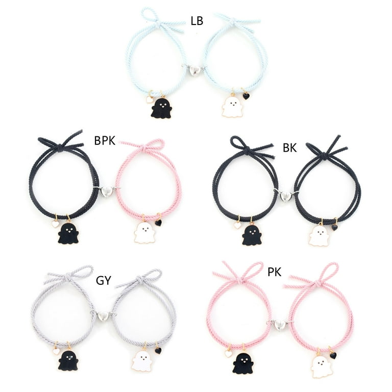 Invisible String Magnetic Couples Bracelets 