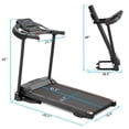 thumbnail image 7 of Folding Treadmill,2 in 1 Under Desk Treadmill,Walking Compact Treadmill,with Audio Speakers and Incline Adjuster,Running Machine for Home/Gym/Office, 7 of 7