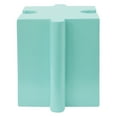 thumbnail image 5 of Christopher Knight Home Light Green Puzzle Art Side Table, Modular Interlocking Design, Indoor Outdoor Use, Concave Edge, 5 of 7