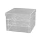 thumbnail image 2 of Caja de flores de acrílico, arreglos florales con 2 capas extraíbles, mesa de boda 20x20x12.5cm 16Agujeros, 2 of 9