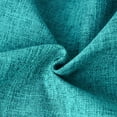 thumbnail image 4 of Textural Faux Linen Series Square Decorative Throw Pillow Cover for Couch, 18" x 18", Lake Blue, 2 Pack, 4 of 5