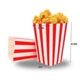 thumbnail image 2 of Mini Paper Popcorn Box,36Pack Flat Bottom Paper Popcorn Food Containers,Mini Stripes Boxes,QZS Movie Night Supplies for Home,Party, 2 of 6