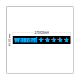 thumbnail image 3 of Windshield Electric Wanted Car LED Sign Window Stickers for JDM Glow Panel Accessories - Blue Light, 3 of 7