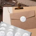 thumbnail image 6 of 100Pcs 1.5" Silver Foil Stickers Thank You Self Adhesive Labels Round Embossed Foil Seals Heart Envelope Seal Metallic Stamp for Wedding Present Decoration Graduation Award Certificate, 6 of 9