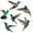 CBCJD204, variant on Bird Friendly Window Decals Static Electricity Stickers for Safety & Home Beautification Protect Bird and Beautifys