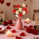 thumbnail image 1 of Horivan 3 Packs Artificial Silk Rose Bouquet Realistic Wedding Flowers Decor Plastic Long Lasting Faux Floral Arrangements for Centerpieces Home Party Decoration, 1 of 6