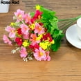 thumbnail image 2 of Cheers.US Artificial Flower 1 Bouquet 28 Heads Artificial Daisy Silk Fake Leaf Home Party Wedding Decor, 2 of 7
