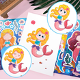 thumbnail image 4 of Dress Up Sticker Books for Girls Ages 3+, Reusable Puffy 3D Sticker Books for Toddlers, Include Princess Mermaid Fairy and Fashion Girl,Activity Books for Toddlers 3-5,16pcs, 4 of 7