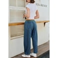 thumbnail image 4 of Womens Baggy Barrel Pants Wide Leg Lounge Drawstring Sweatpants with Pockets, 4 of 12