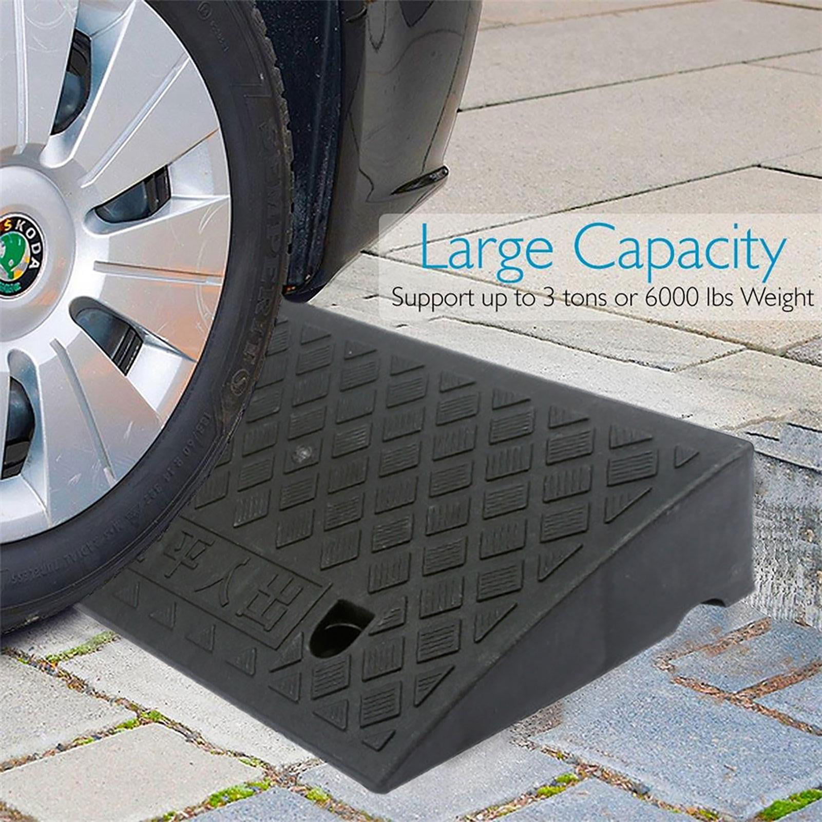 Details about   CAR CURB RAMPS Driveway Ramp 33,000 lbs Capacity Set of 2 Multiple Sizes 