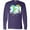 Purple, variant on Inktastic 3 21 World Down Syndrome Day with Heart Shaped Earth Long Sleeve T-Shirt