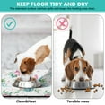 thumbnail image 4 of Dog Food Mat with Botanical Garden Print, Durable Pet Feeding Mat Non-Slip Absorbent Mat for Dogs and Cats, 4 of 5