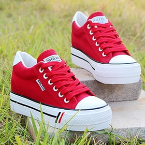 

Women Platform Sneakers Woman Wedge Casual Shoes Breathable Trainers Female Sneakers Lady White Shoes Sneakers
