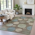 thumbnail image 6 of Dalyn Rugs Machine Washable Indoor/Outdoor Chantille ACN2062 Chocolate 2'6" x 3'10" Rug, 6 of 9