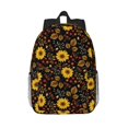 thumbnail image 1 of Disketp Sunflowers Leaves Mochila Escolar de 15 Pulgadas, Mochila Ligera para Estudiantes, Viajes y Trabajo, Cómoda y Resistente para el Uso Diario, 1 of 6