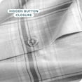 thumbnail image 6 of Bare Home Flannel Duvet Cover Set - 100% Flannel Cotton - Double Brushed - Queen, Tartan Plaid, Beige, 6 of 9