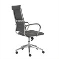 thumbnail image 3 of Eurostyle Axel Chaise Haute de Bureau en Gris, 3 of 4