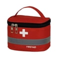 thumbnail image 1 of First Aid Kit Bag Lightweight Handle Medicine Bags Space with Handle Saving Oxford Cloth Medical Box Kitchen Sport Emergency Red Small, 1 of 8