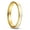 white, variant on Gold Tungsten Black Enamel Inlay Polished Edge Comfort Fit Ring for Women Size 5-10