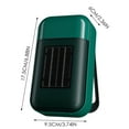 thumbnail image 2 of LLQkigsxse Heated Foot Rest for under Desk at Work Household Desktop Ceramic Heating Fan Desktop Small Vertical Suspension Purpose Heater 500w Power Ceramic Fast Heater For, 2 of 7