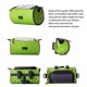 thumbnail image 2 of Bolsa de manillar de bicicleta Bolsa frontal impermeable Bolsa de almacenamiento de bicicleta con, 2 of 8