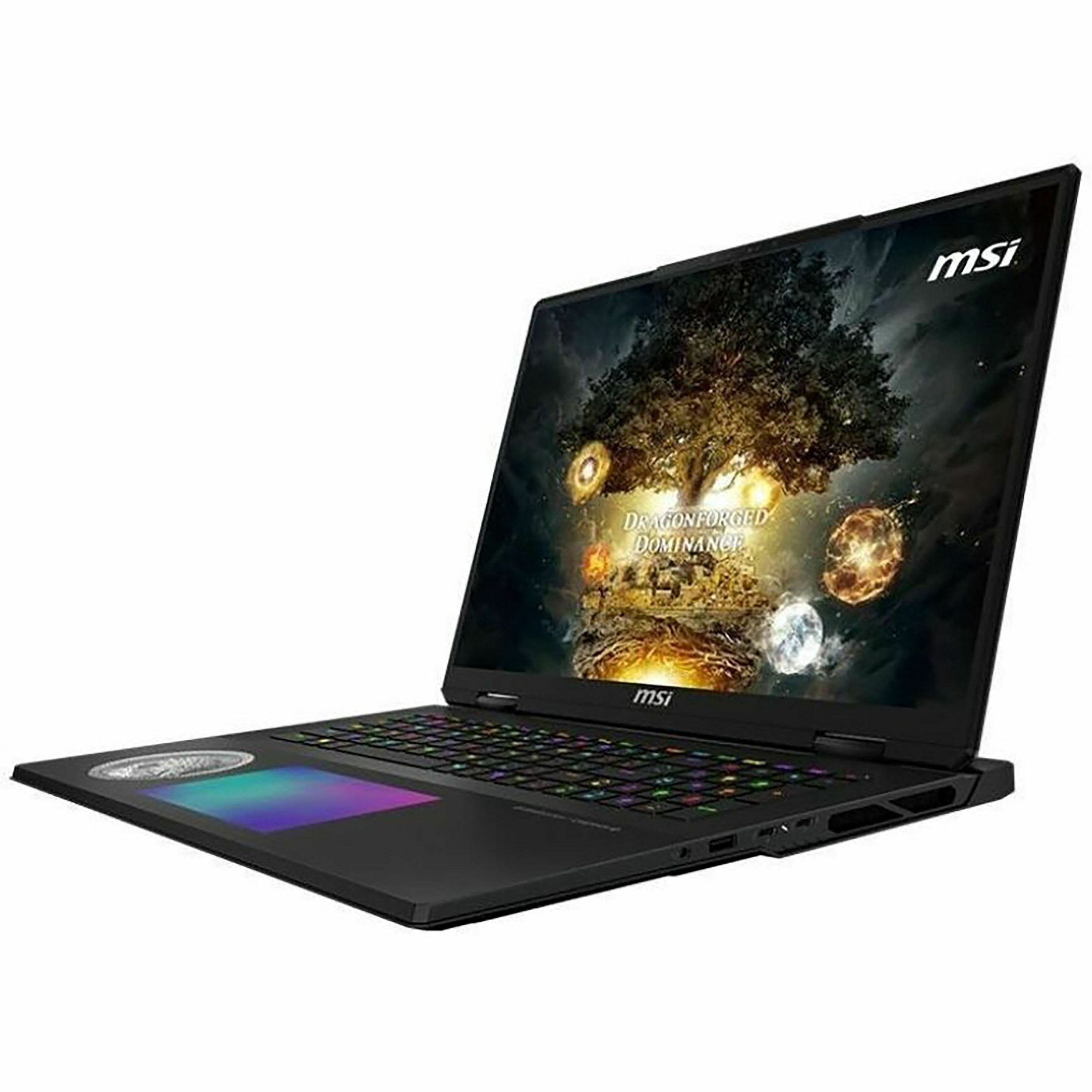 MSI Titan 18 HX Dragon Edition Norse Myth A2XW Titan 18 HX Dragon Edition Norse Myth A2XWJG-440US 18" Gaming Notebook, UHD+, Intel Core Ultra 9 285HX, 96 GB, 6 TB SSD, Norse Myth Dragon Edition