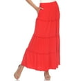 thumbnail image 1 of White Mark Jupe Longue Taille Haute pour Femmes, 1 of 6