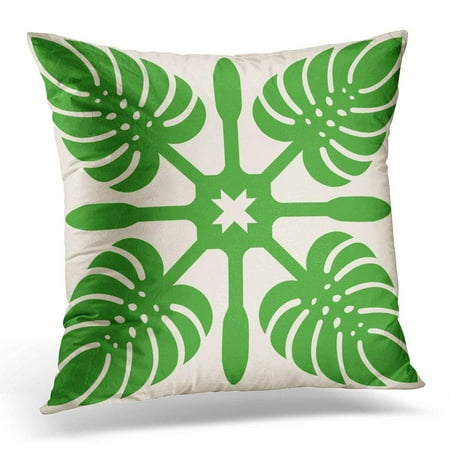 Bpbop Hawaii Modern Hawaiian Quilt Contemporary Pillowcase Cover