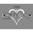 thumbnail image 2 of Junior's Kingdom Hearts 1 Sketch Logo  Cowl Neck Sweatshirt Gray Heather Large, 2 of 4